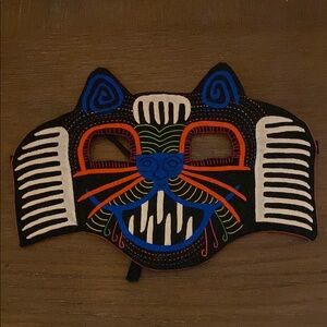 Colorful Cat Face Mask
